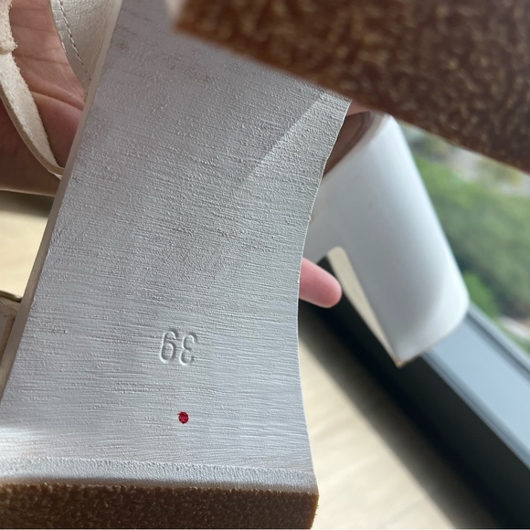 Swedish Hasbeens Retro Sky High White Clog - Picture 7 of 12